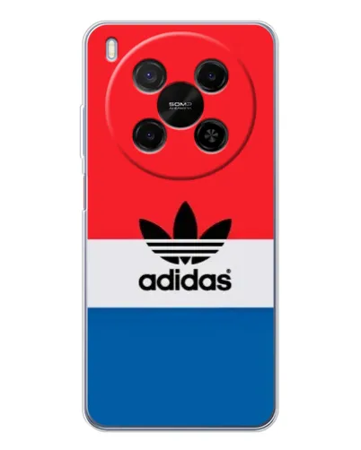 Чехол для ZTE Nubia V70 Max с картинкой «Ретро блоки Adidas»