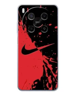 Чехол для ZTE Nubia V70 Max с картинкой «Красные брызги Nike» Чехол для ZTE Nubia V70 Max с картинкой «Красные брызги Nike»