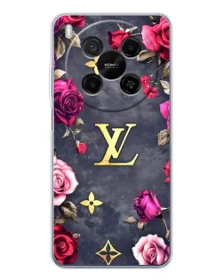 Чехол для ZTE Nubia V70 Max с картинкой «Цветочный Louis Vuitton»
