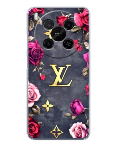 Чехол для ZTE Nubia V70 Max с картинкой «Цветочный Louis Vuitton»