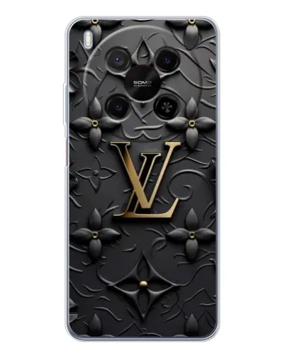 Чехол для ZTE Nubia V70 Max с картинкой «Кожаная текстура LV»