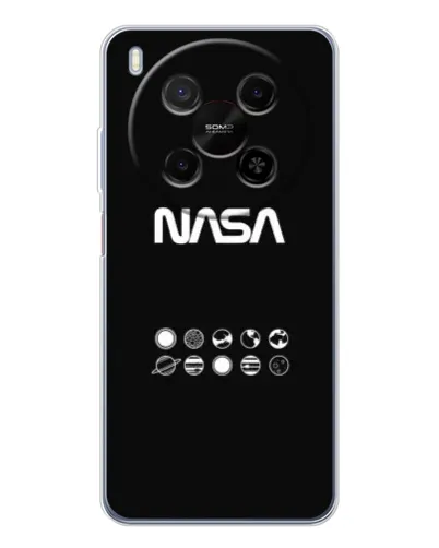 Чехол для ZTE Nubia V70 Max с картинкой «NASA — технический принт» Чехол для ZTE Nubia V70 Max с картинкой «NASA — технический принт»