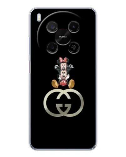 Чехол для ZTE Nubia V70 Max с картинкой «Минни Маус на лого» Чехол для ZTE Nubia V70 Max с картинкой «Минни Маус на лого»