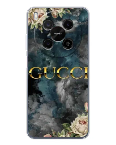 Чехол для ZTE Nubia V70 Max с картинкой «Абстрактные цветы Gucci» Чехол для ZTE Nubia V70 Max с картинкой «Абстрактные цветы Gucci»