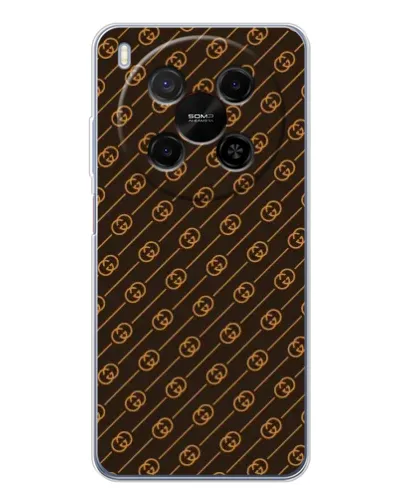 Чехол для ZTE Nubia V70 Max с картинкой «Gucci — золотые диагонали» Чехол для ZTE Nubia V70 Max с картинкой «Gucci — золотые диагонали»