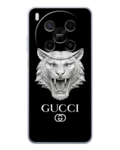 Чехол для ZTE Nubia V70 Max с картинкой «Gucci — серебряный лев» Чехол для ZTE Nubia V70 Max с картинкой «Gucci — серебряный лев»
