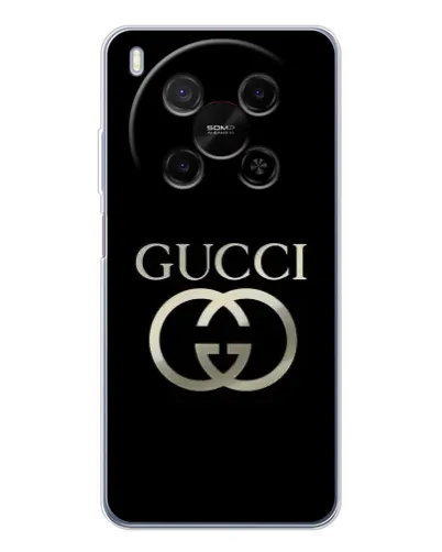 Чехол для ZTE Nubia V70 Max с картинкой «Gucci — золото на черном» Чехол для ZTE Nubia V70 Max с картинкой «Gucci — золото на черном»