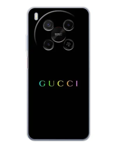 Чехол для ZTE Nubia V70 Max с картинкой «Gucci — неоновый минимализм» Чехол для ZTE Nubia V70 Max с картинкой «Gucci — неоновый минимализм»