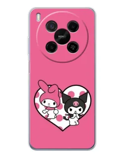 Чехол для ZTE Nubia V70 Max с картинкой «Kuromi и My Melody»