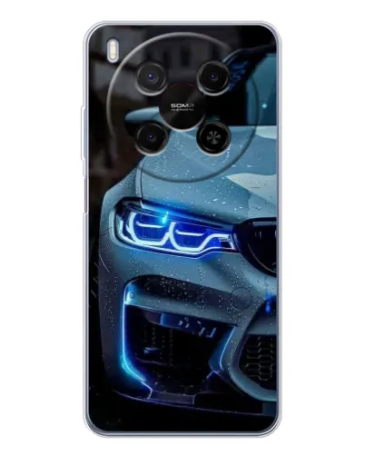 Чехол для ZTE Nubia V70 Max с картинкой «Взгляд BMW с синими фарами» Чехол для ZTE Nubia V70 Max с картинкой «Взгляд BMW с синими фарами»
