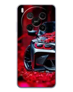 Чохол для ZTE Nubia V70 Max з картинкою «Спортивна BMW та квіти» Чохол для ZTE Nubia V70 Max з картинкою «Спортивна BMW та квіти»