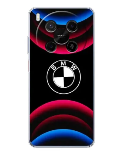 Чехол для ZTE Nubia V70 Max с картинкой «Логотип BMW и неоновые дуги» Чехол для ZTE Nubia V70 Max с картинкой «Логотип BMW и неоновые дуги»