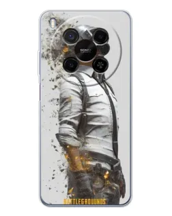 Чехол для ZTE Nubia V70 Max с картинкой «PUBG — боец в пыли»
