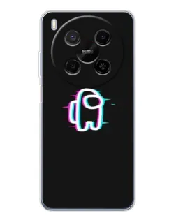 Чехол для ZTE Nubia V70 Max с картинкой «Among Us неон» Чехол для ZTE Nubia V70 Max с картинкой «Among Us неон»