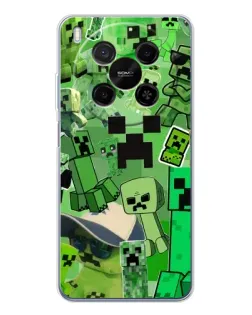 Чехол для ZTE Nubia V70 Max с картинкой «Криперы Minecraft» Чехол для ZTE Nubia V70 Max с картинкой «Криперы Minecraft»