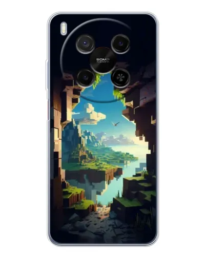 Чехол для ZTE Nubia V70 Max с картинкой «Вид из пещеры» Чехол для ZTE Nubia V70 Max с картинкой «Вид из пещеры»
