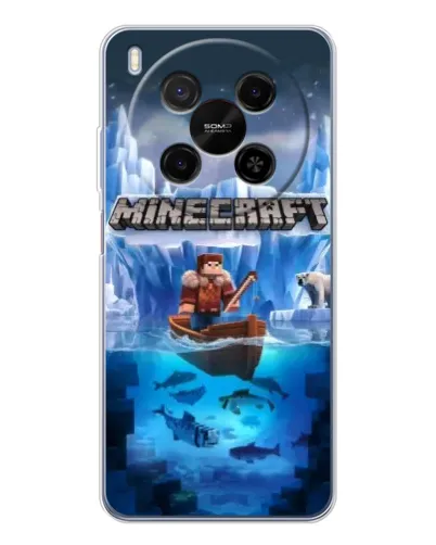Чехол для ZTE Nubia V70 Max с картинкой «Minecraft ледяной мир» Чехол для ZTE Nubia V70 Max с картинкой «Minecraft ледяной мир»