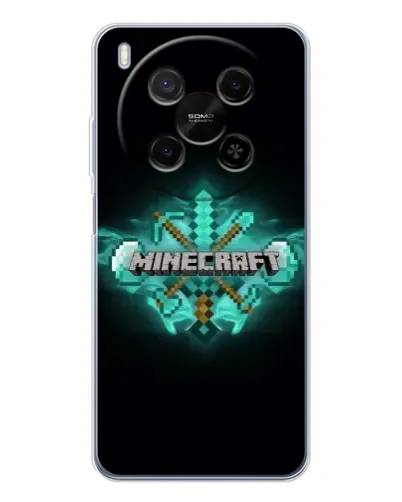 Чехол для ZTE Nubia V70 Max с картинкой «Minecraft Diamond лого» Чехол для ZTE Nubia V70 Max с картинкой «Minecraft Diamond лого»