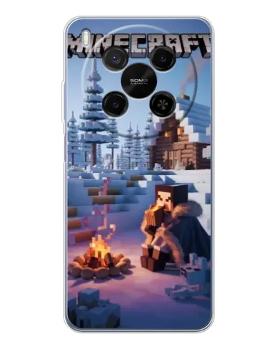 Чехол для ZTE Nubia V70 Max с картинкой «Зимний Minecraft» Чехол для ZTE Nubia V70 Max с картинкой «Зимний Minecraft»