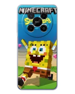 Чохол для ZTE Nubia V70 Max з картинкою «Губка Боб Minecraft» Чохол для ZTE Nubia V70 Max з картинкою «Губка Боб Minecraft»