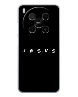Чехол для ZTE Nubia V70 Max с картинкой «Точки веры J.E.S.U.S.»