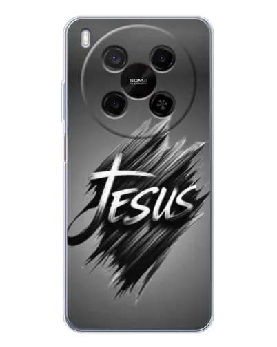 Чехол для ZTE Nubia V70 Max с картинкой «Надпись Jesus Graffiti» Чехол для ZTE Nubia V70 Max с картинкой «Надпись Jesus Graffiti»