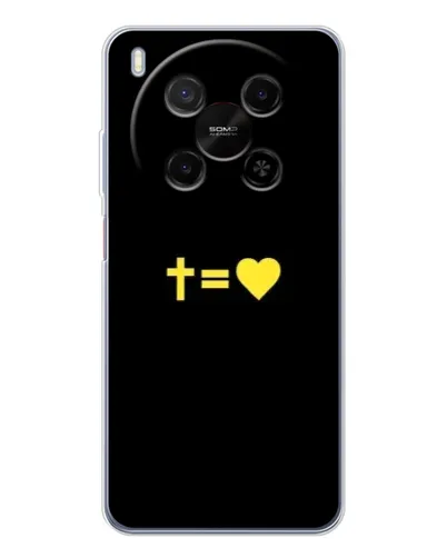 Чехол для ZTE Nubia V70 Max с картинкой «Сердце и Крест» Чехол для ZTE Nubia V70 Max с картинкой «Сердце и Крест»