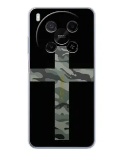 Чехол для ZTE Nubia V70 Max с картинкой «Милитари Крест»