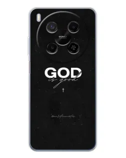 Чехол для ZTE Nubia V70 Max с картинкой «GOD — Бог над всем»