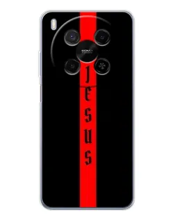 Чехол для ZTE Nubia V70 Max с картинкой «Красная линия веры»