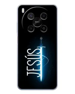 Чехол для ZTE Nubia V70 Max с картинкой «Меч Духа Jesus»
