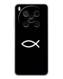 Чехол для ZTE Nubia V70 Max с картинкой «Символ рыбы Jesus» Чехол для ZTE Nubia V70 Max с картинкой «Символ рыбы Jesus»
