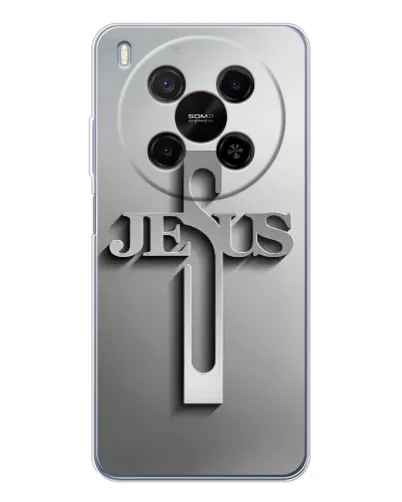 Чехол для ZTE Nubia V70 Max с картинкой «Металлический крест Jesus» Чехол для ZTE Nubia V70 Max с картинкой «Металлический крест Jesus»