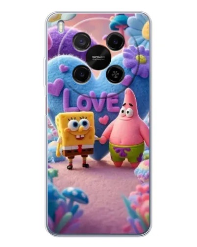Чехол для ZTE Nubia V70 Max с картинкой «Губка Боб Патрик» Чехол для ZTE Nubia V70 Max с картинкой «Губка Боб Патрик»