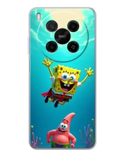 Чехол для ZTE Nubia V70 Max с картинкой «Спанч Боб под водой» Чехол для ZTE Nubia V70 Max с картинкой «Спанч Боб под водой»