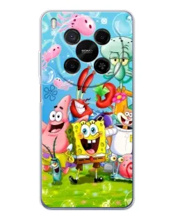 Чехол для ZTE Nubia V70 Max с картинкой «Губка Боб и друзья» Чехол для ZTE Nubia V70 Max с картинкой «Губка Боб и друзья»