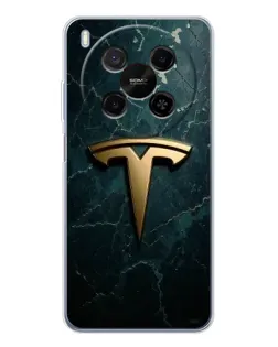 Чехол для ZTE Nubia V70 Max с картинкой «Мраморная Tesla Gold» Чехол для ZTE Nubia V70 Max с картинкой «Мраморная Tesla Gold»