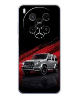 Чехол для ZTE Nubia V70 Max с картинкой «Mercedes G-Class красный»