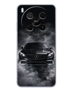 Чехол для ZTE Nubia V70 Max с картинкой «Mercedes в дыму»