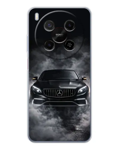 Чехол для ZTE Nubia V70 Max с картинкой «Mercedes в дыму» Чехол для ZTE Nubia V70 Max с картинкой «Mercedes в дыму»