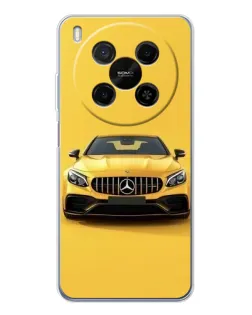 Чехол для ZTE Nubia V70 Max с картинкой «Желтый Mercedes GT»