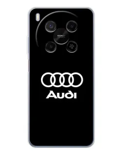 Чехол для ZTE Nubia V70 Max с картинкой «Классическое лого Audi»