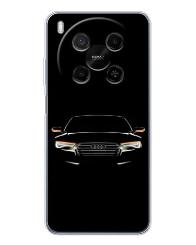 Чехол для ZTE Nubia V70 Max с картинкой «Audi — ночной контур» Чехол для ZTE Nubia V70 Max с картинкой «Audi — ночной контур»