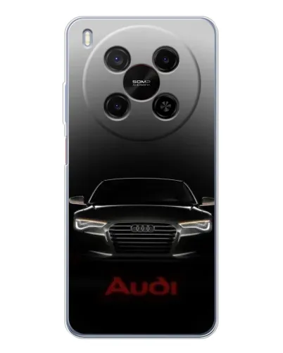 Чехол для ZTE Nubia V70 Max с картинкой «Audi — градиентный контур» Чехол для ZTE Nubia V70 Max с картинкой «Audi — градиентный контур»