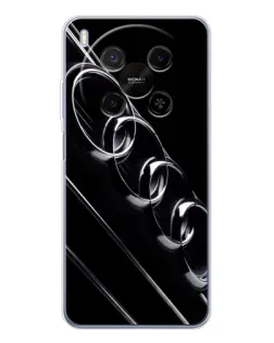 Чехол для ZTE Nubia V70 Max с картинкой «Audi — абстрактные кольца»