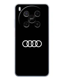 Чехол для ZTE Nubia V70 Max с картинкой «Audi White Logo»