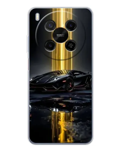 Чехол для ZTE Nubia V70 Max с картинкой «Ночной Lamborghini драйв»