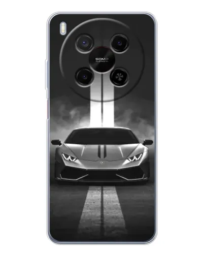 Чехол для ZTE Nubia V70 Max с картинкой «Lamborghini симметрия дорог»