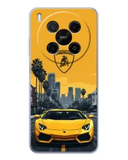 Чохол для ZTE Nubia V70 Max з картинкою «Жовтий Lamborghini місто» Чохол для ZTE Nubia V70 Max з картинкою «Жовтий Lamborghini місто»