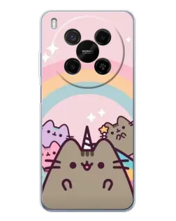 Чехол для ZTE Nubia V70 Max с картинкой «Единорог Pusheen» Чехол для ZTE Nubia V70 Max с картинкой «Единорог Pusheen»